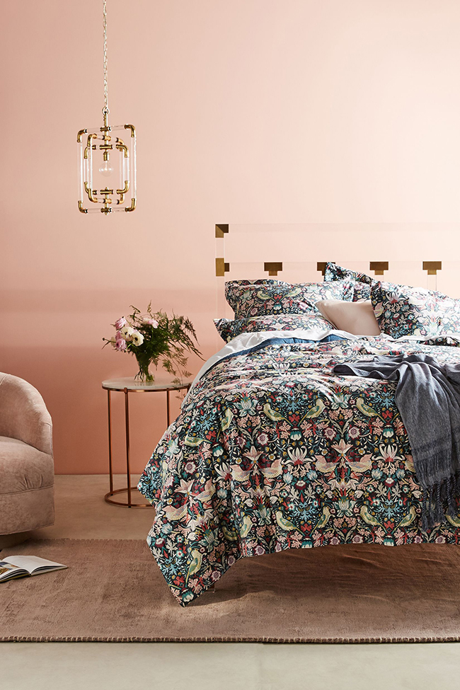 Anthropologie x Liberty bedding