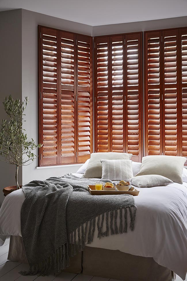 Shutterly Fabulous - Golden Oak Bedroom