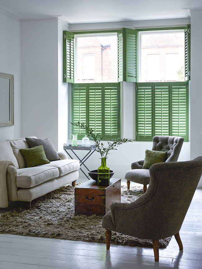 Shutterly Fabulous - Tier on Tier Shutter Green