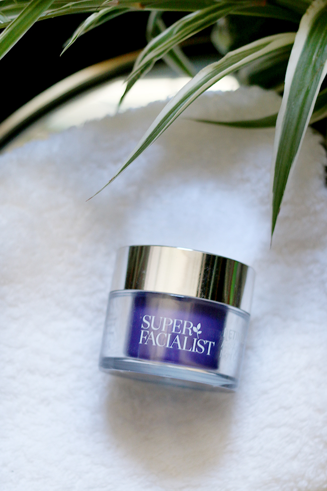 Step 6 of my nighttime skincare routine - Super Facialist Retinol Nighttime Moisturiser