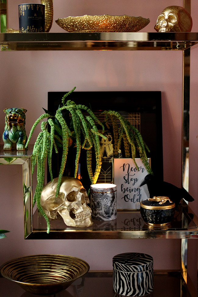 Glam Halloween Decor