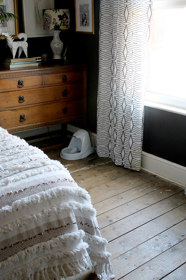 Original floorboards in Edwardian house