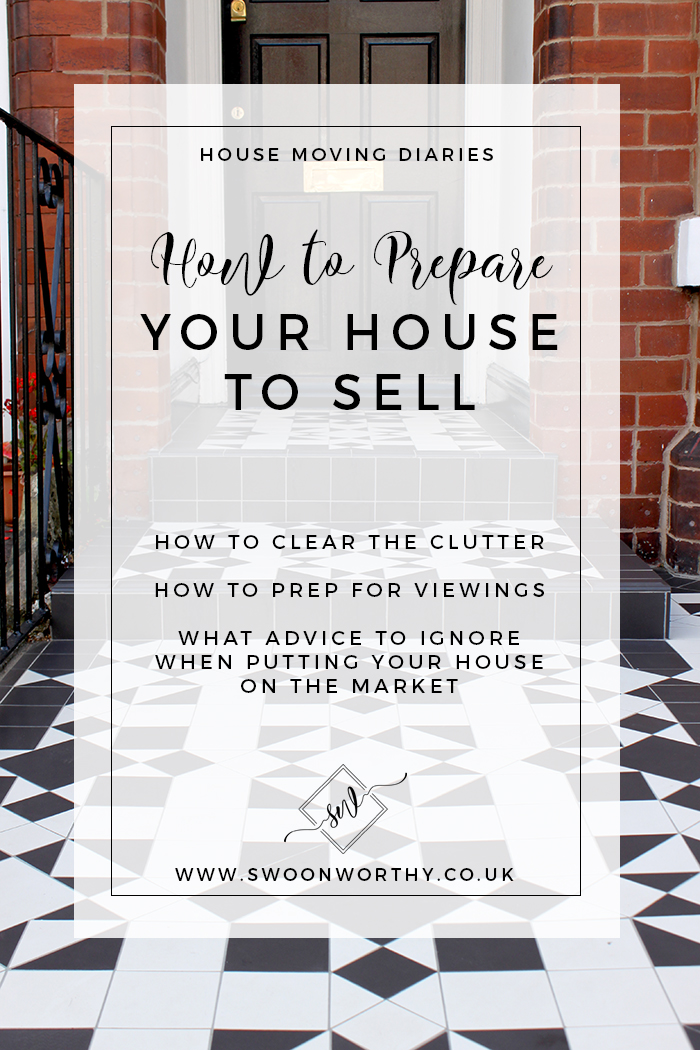 Putting your home on the market? Check out my tips on how to prepare to sell your house including clearing the clutter and prepping for viewings!