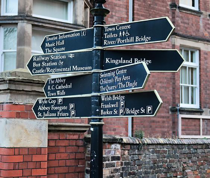 Shrewsbury Signage