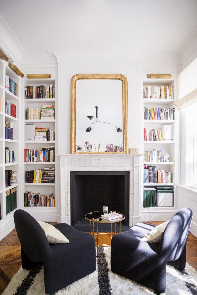 Ali Cayne townhouse library