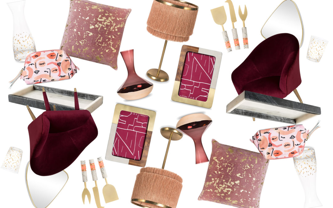 The Sweetest Thing: Berry Blush and Gold Picks from Oliver Bonas