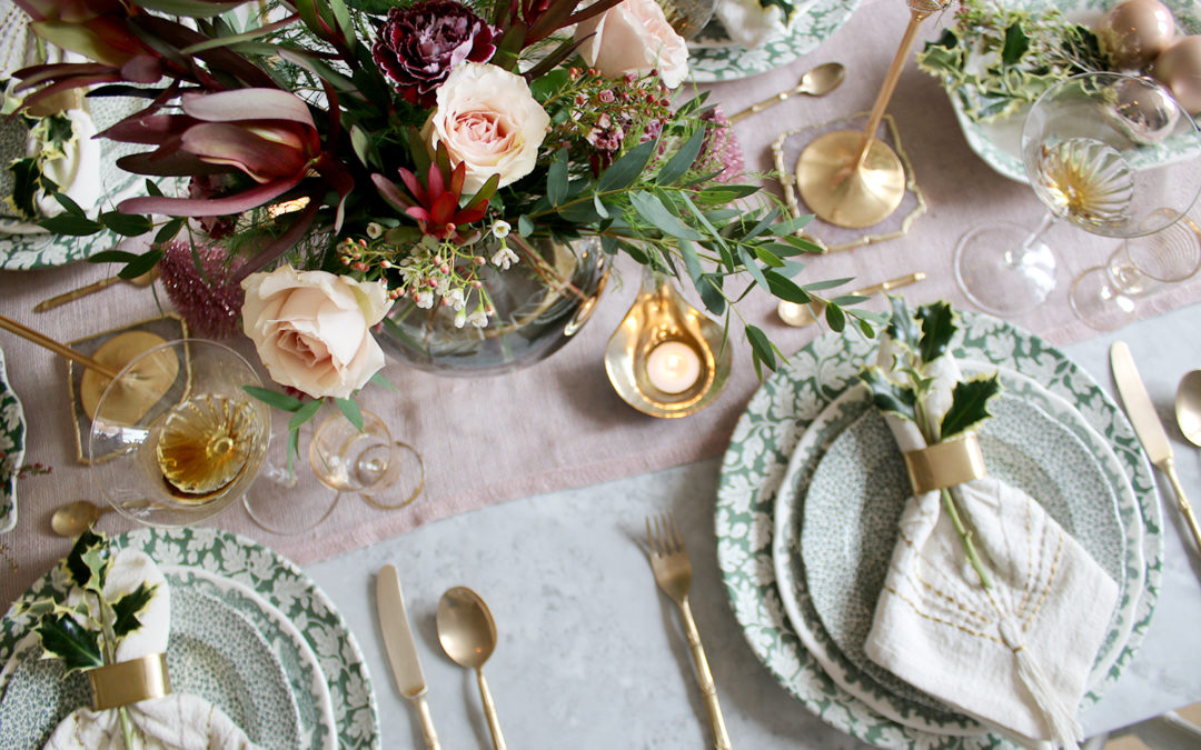 My 2018 Christmas Dinner Table Setting