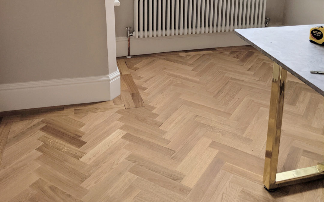 DIY: Laying Engineered Oak Parquet Flooring