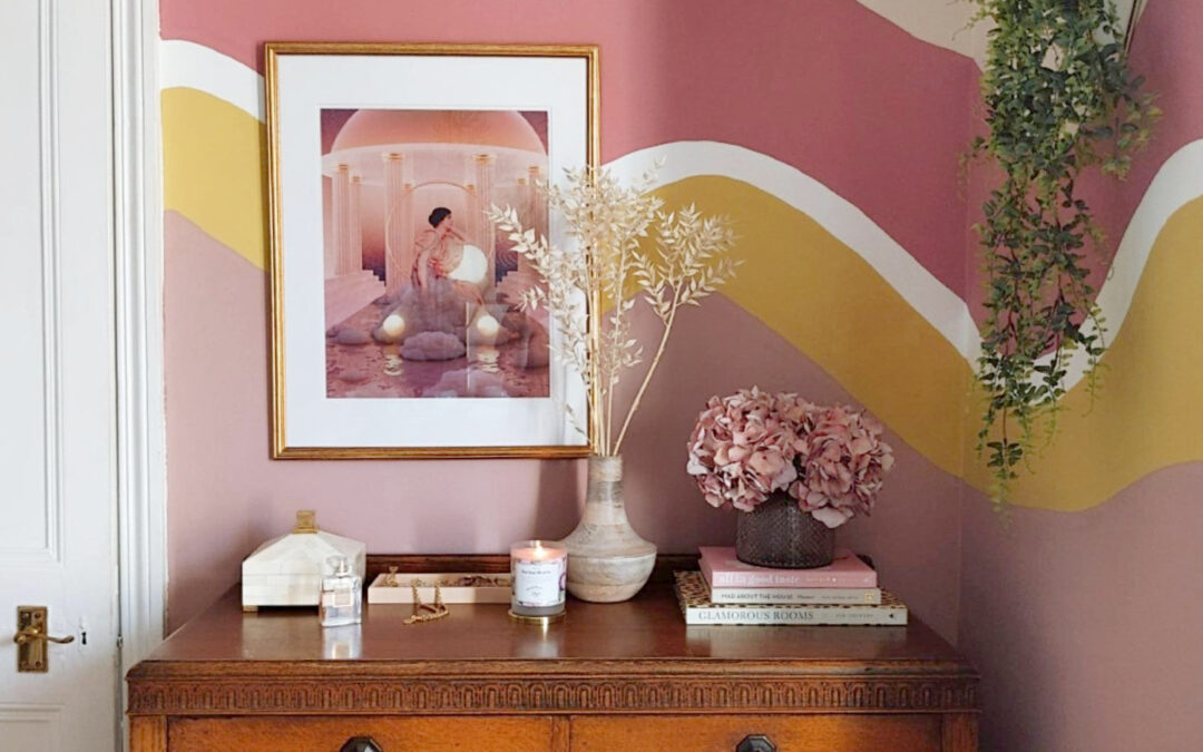 How to Create an Organic Colour Block Wall